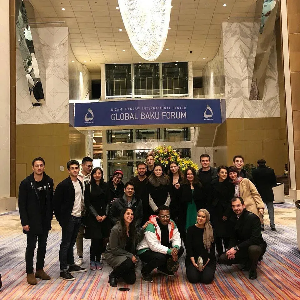 the young-leaders group under the global baku forum sign