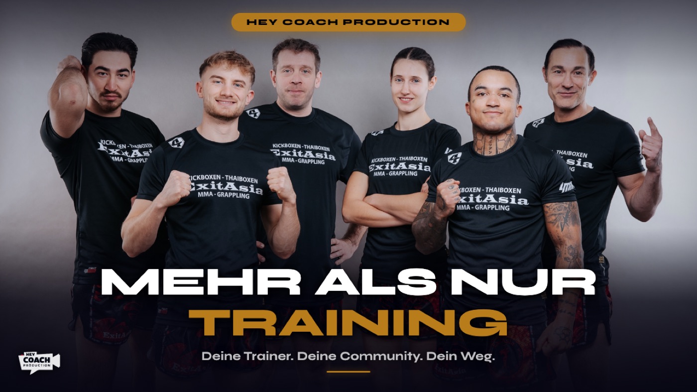hey coach production community trailer — mehr als nur training, the trainers lined up