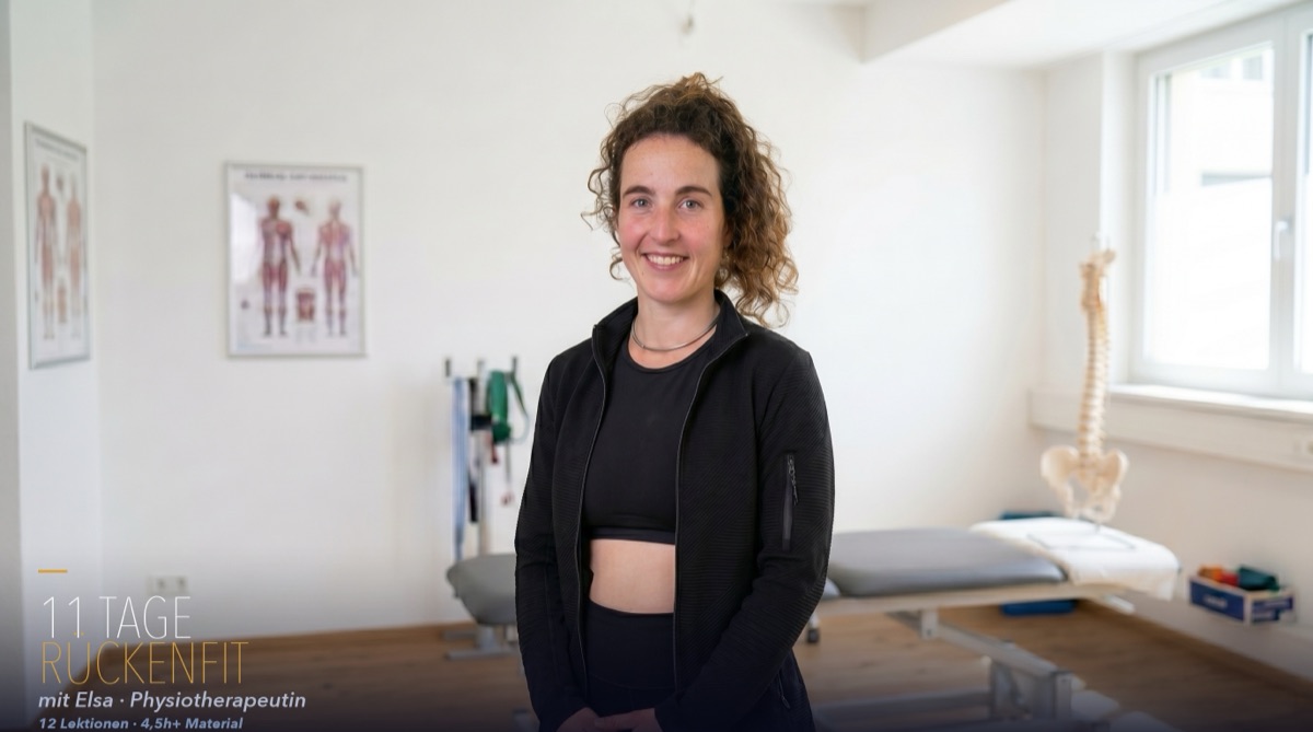 11 tage rückenfit with elsa, physiotherapist