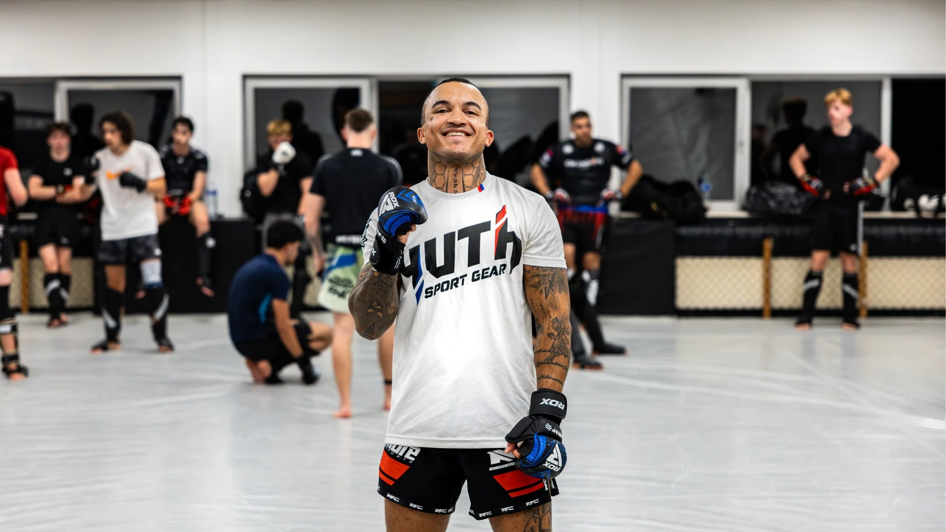 a full mma class training live in the exitasia gym